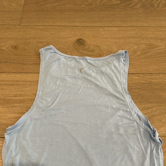 ZYIA ACTIVE Light Blue Cornflower Swivel Open Sides Active Soft Tank Top Size XS - Picture 6 of 11